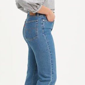 Levi Wedgie Straight Blue Jean
